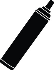 Glue Stick silhouette vector art illustration