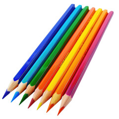 Fototapeta premium and keyword list based on the image.. Group of Colored Pencils Arranged Neatly on Solid Black Background
