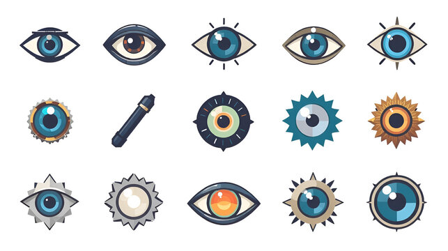 Optical icon set