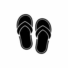 creative details slippers for beach summer icon vector illustration 