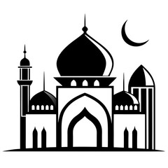 mosque vector illustration