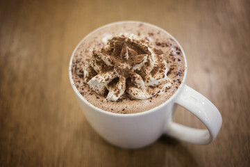 Cappuccino, Cup of Cappuccino Coffee