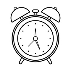 Alarm clock vector illustration
