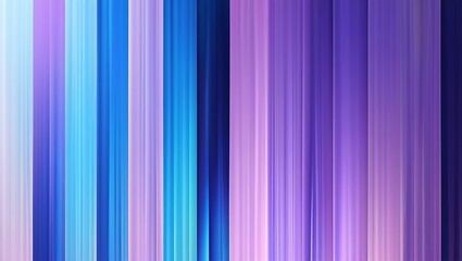 A gradient composition featuring vertical stripes in blue transitioning to purple, soft lighting enhances the smooth color blend, digital art style
