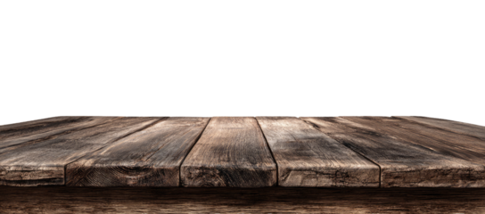 Wooden tabletop against a black background