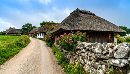 Slow-paced detour village