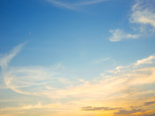 Obraz premium Beautiful blue skies and clouds