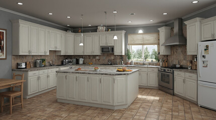 Fototapeta premium 2000s kitchen design