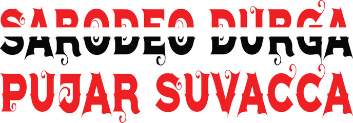 Traditional Sarodeo Durga Puja Festival Celebration with Goddess Durga Idol, Cultural Event and Festive Decoration