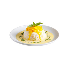 Delicious Mango Sticky Rice with Creamy Coconut Sauce