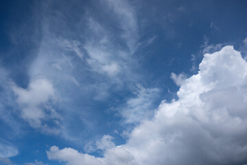 Beautiful sky with cloud landscape