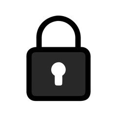 lock icon vector illustration