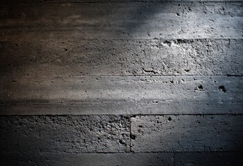 Textured concrete wall surface with horizontal lines.