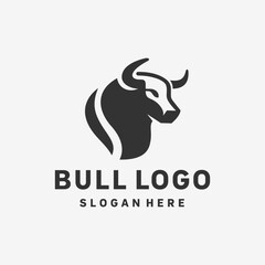 Bold Bull Head Logo Design