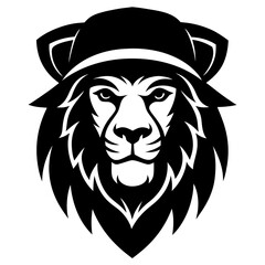 lion head silhouette