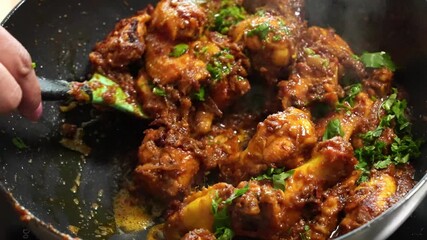 cooking hot chicken wings curry 