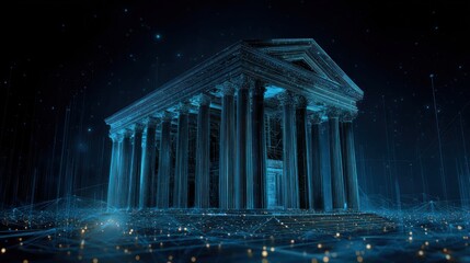 Ancient temple, digital overlay (1)