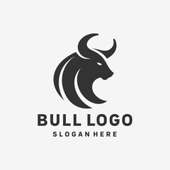 Creative Bull Horns Logo Design