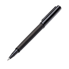 Elegant black pen on isolated background for office, business and creative writing needs