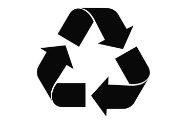 recycle symbol isolated on transparent background