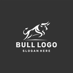 Mighty Bull Hero Logo Design