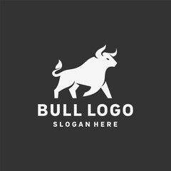Inspiring Bull Courage Logo Design
