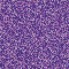 Abstract geometric design. Circles in multiple colors. Violet, Mauve, Plum, Lavender; background: Dark Purple. Alive vector illustration.