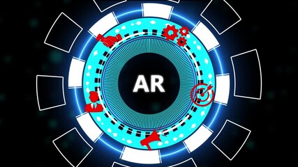 AR (Augmented Reality) overlays digital content—like images, data, or 3D models—onto the real world in real time, enhancing the physical environment through smartphones, glasses, or AR devices. - Powered by Adobe