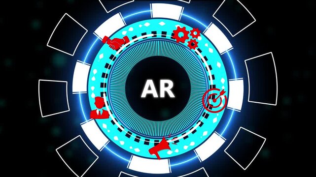 AR (Augmented Reality) overlays digital content&mdash;like images, data, or 3D models&mdash;onto the real world in real time, enhancing the physical environment through smartphones, glasses, or AR devices.