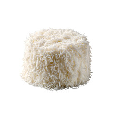 Delicious Coconut Cake Covered in Shredded Coconut Flakes