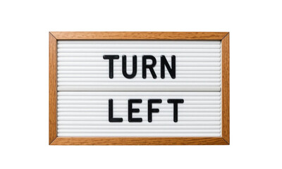 TURN LEFT SIGN IN TRANSPARENT BACKGROUND FOR GRAPHIC RESOURCES