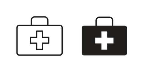 First aid kit icon