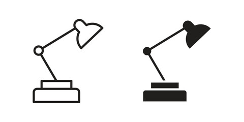 Desk lamp icon