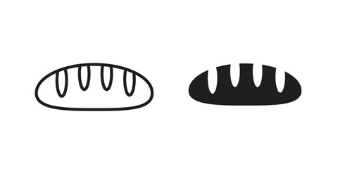 Bread loaf icon