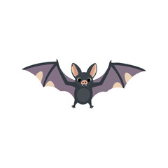 Fototapeta premium black spider silhouette isolated on white