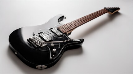 Obraz premium Detailed Product Photography Of A Modern Electric Guitar