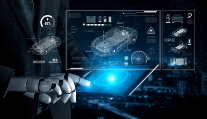 AI supports electric vehicle design by managing power systems, optimizing battery efficiency, enabling smart charging, and integrating renewable energy data Vouch