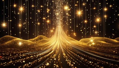 Elegant Golden Background Perfect for Luxurious and Stylish Designs