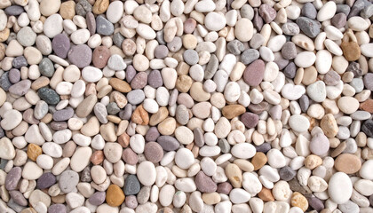 A natural background texture of beige sand mixed with small, broken seashell fragments.