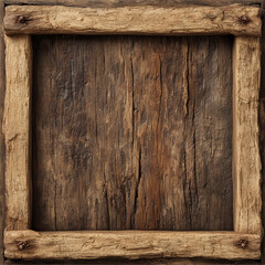 old wooden frame
