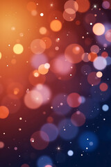 Obraz premium Abstract Bokeh Background with Sparkling Lights and Warm Tones for Festive Occasions and Creative Graphic Designs