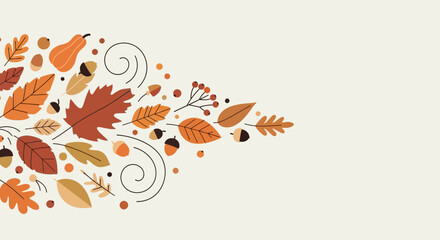 Autumnal Abundance Delightful Leaf Collection For Seasonal Designs And Celebrations