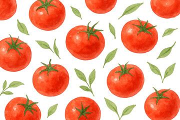 tomato seamless background png watercolor