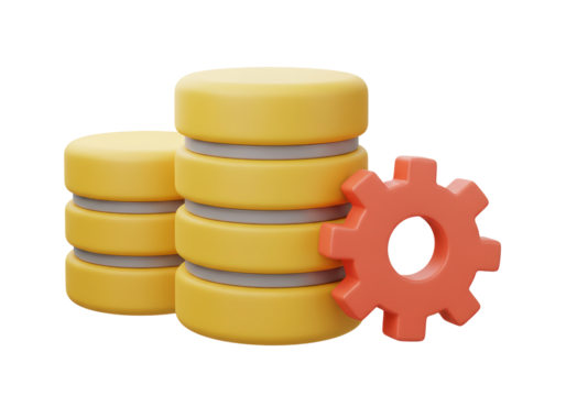 Isolated Database Server with Gear Wheel for Settings
