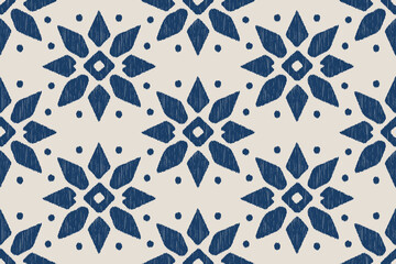 tribal abstract ikat fabric artwork with seamless patterns. Abstract Modern Batik.Aztec geometric art ornament print.Motif ethnic handmade.Ideal for rugs, wallpapers, throws, fabrics and clothing.