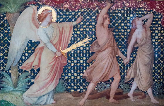 Adam and Eve expelled from paradise