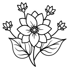 vector illustration of a flower