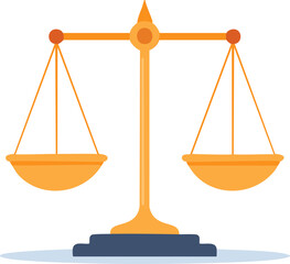Justice Scale Icon – Balance, Law, Fairness Symbol