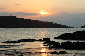 sunset over the sea © Carlos
