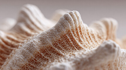 Intricate coral detail, a mesmerizing macro shot. Natural texture, pattern, and form. Evokes calm, biology, and the oceans beauty. Ideal for science or coastal themes.